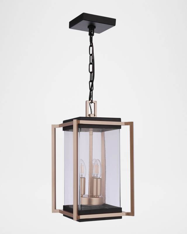 Metalwork 17" 3-Light Outdoor Pendant Chandelier